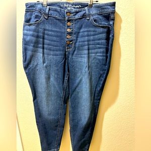 High rise plus size jeans from Maurice’s